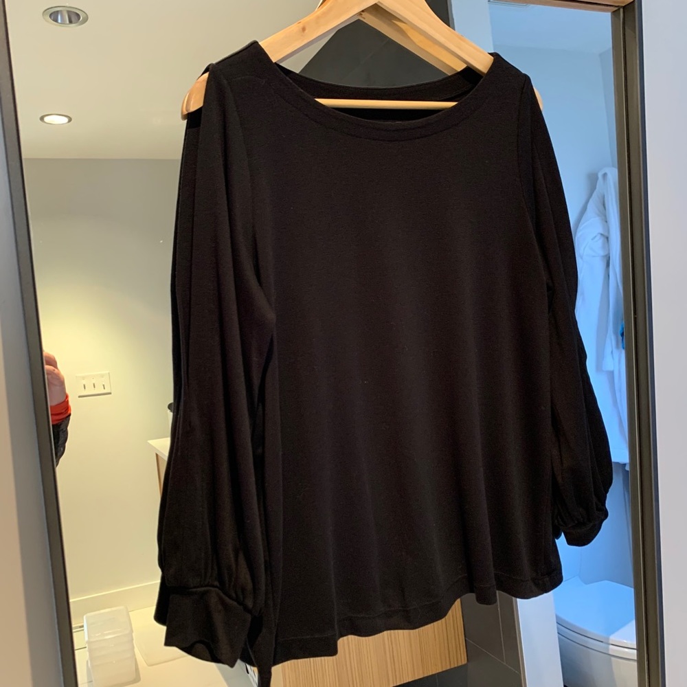 Split sleeve top - LOFT